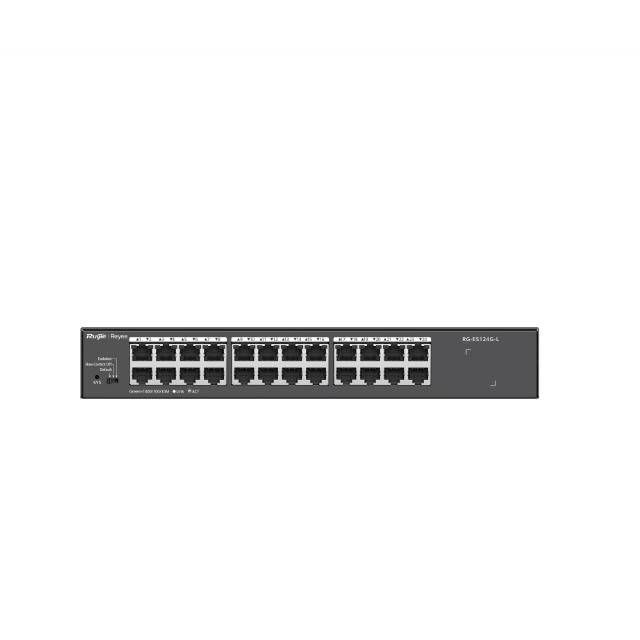 Ruıjıe%20Reyee%20Rg-es124g-l%2024%20Port%2010/100/1000%20Yonetılemez%20Rack%20Mount%20Swıtch%20Metal%20Kasa