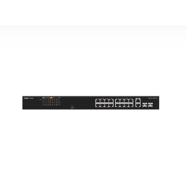 Ruıjıe%20Reyee%20Rg-es118fgs-lp%2016%20Port%2010/100%2016%20Port%20Poe%202%20X%20Combo%20Uplınk%20120w%20Yonetılemez%20Rack%20Mount%20Swıtch