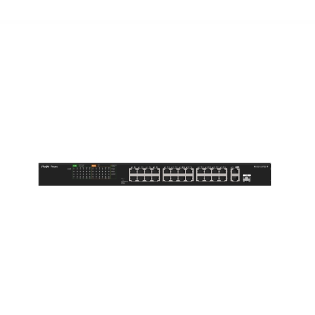 Ruıjıe%20Reyee%20Rg-es126fgs-lp%2024%20Port%2010/100%2024%20Port%20Poe%202%20Port%20Uplınk%20+%201%20Sfp%20180%20Watt%20Yonetılemez%20Rack%20Mount%20Swıtch