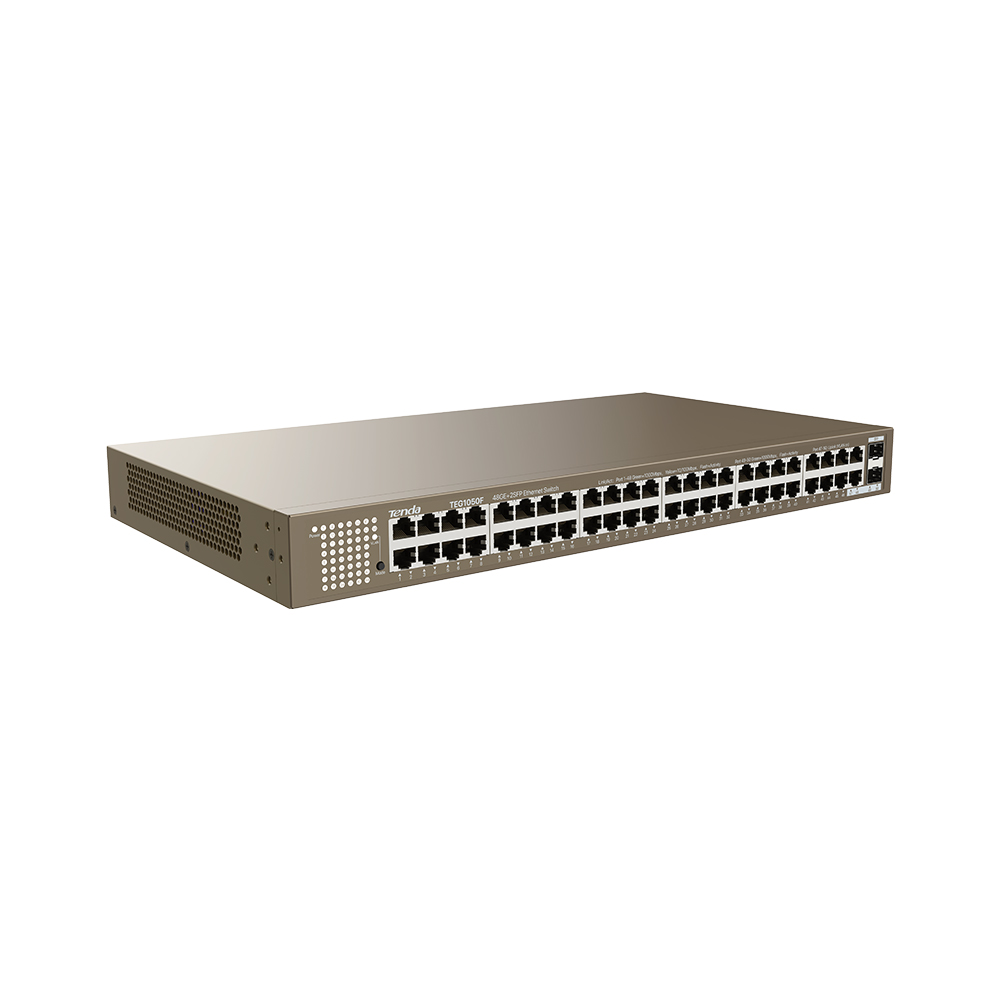Tenda%20Teg1050f%2048%20Port%2010/100/1000%202%20X%20Sfp%20Yonetılemez%20Rack%20Mount%20Swıtch