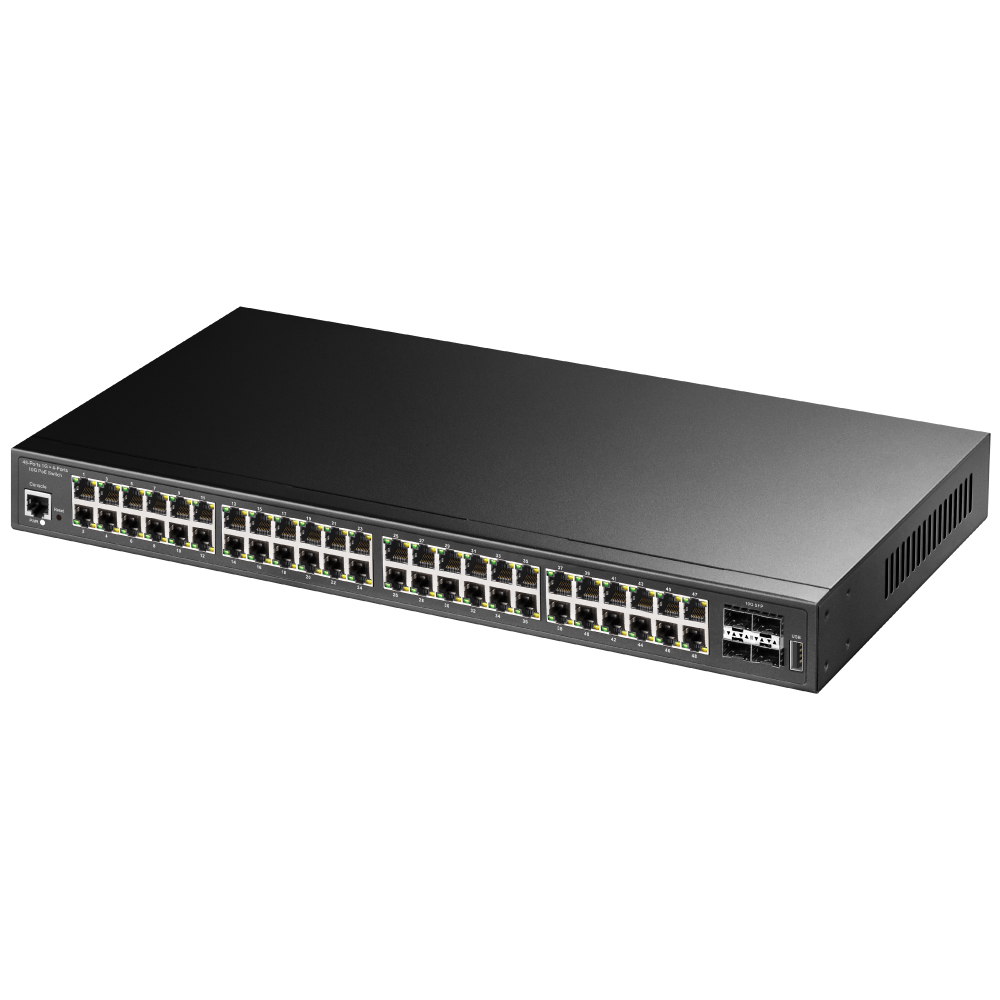 Cudy%20Gs2048ps4-720w%2048%20Port%2010/100/1000%2048%20Port%20Poe+%204%20X%20Sfp%20Yonetılebılır%20Rack%20Mount%20Swıtch