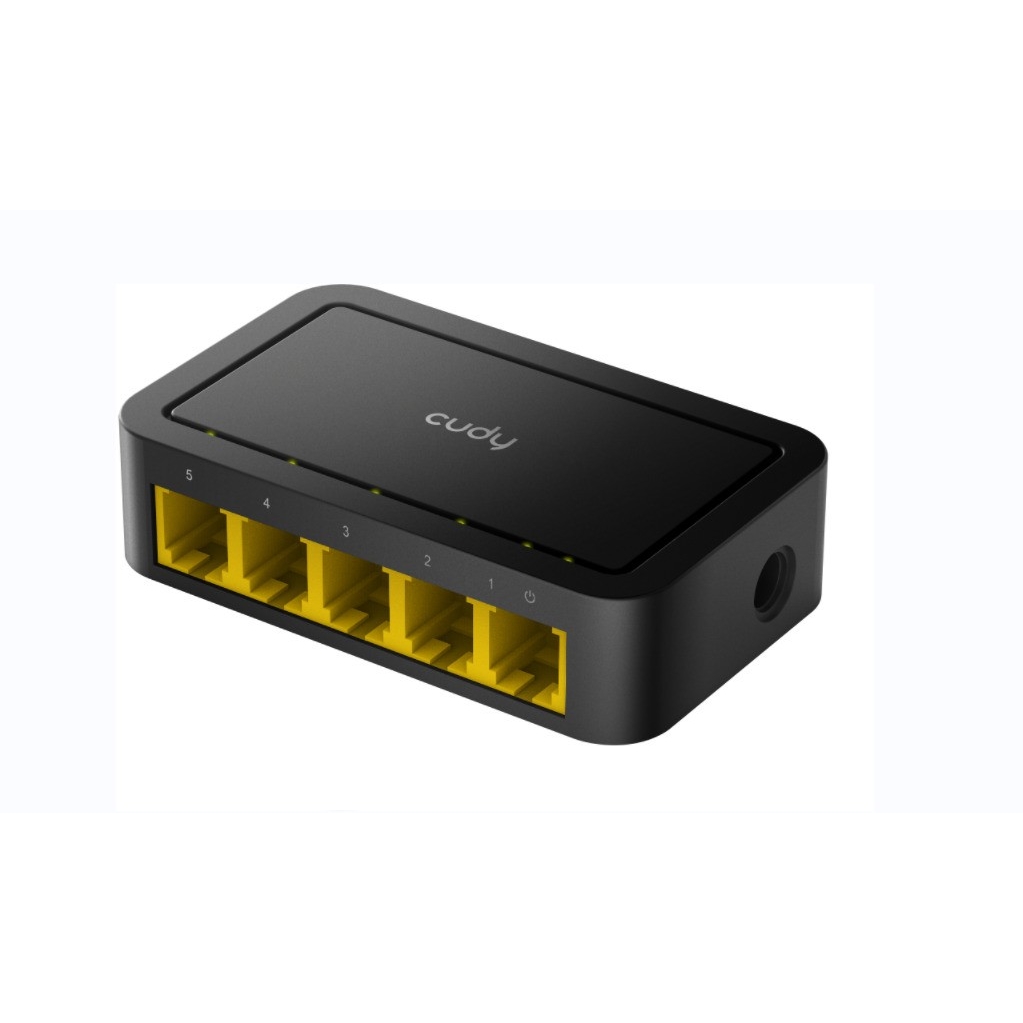 CUDY%20FS105D%205%20PORT%2010/100%20YONETILEMEZ%20DESKTOP%20SWITCH%20PLASTİK%20KASA