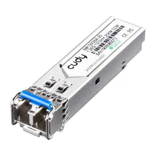 CUDY%20SM100GSA-20%201.25G/1310nm/SM/20KM%20SFP%20GBIC%20MODUL