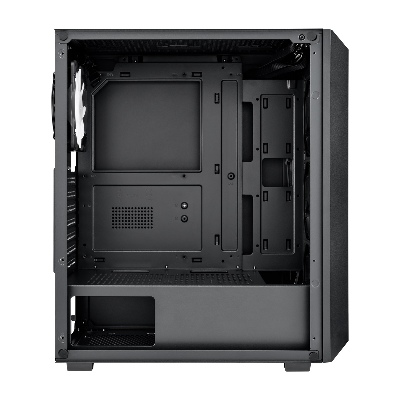 Fsp%20Cmt218%20650w%204x%20Fan%20E-atx%20Siyah%20Gamıng%20Kasa