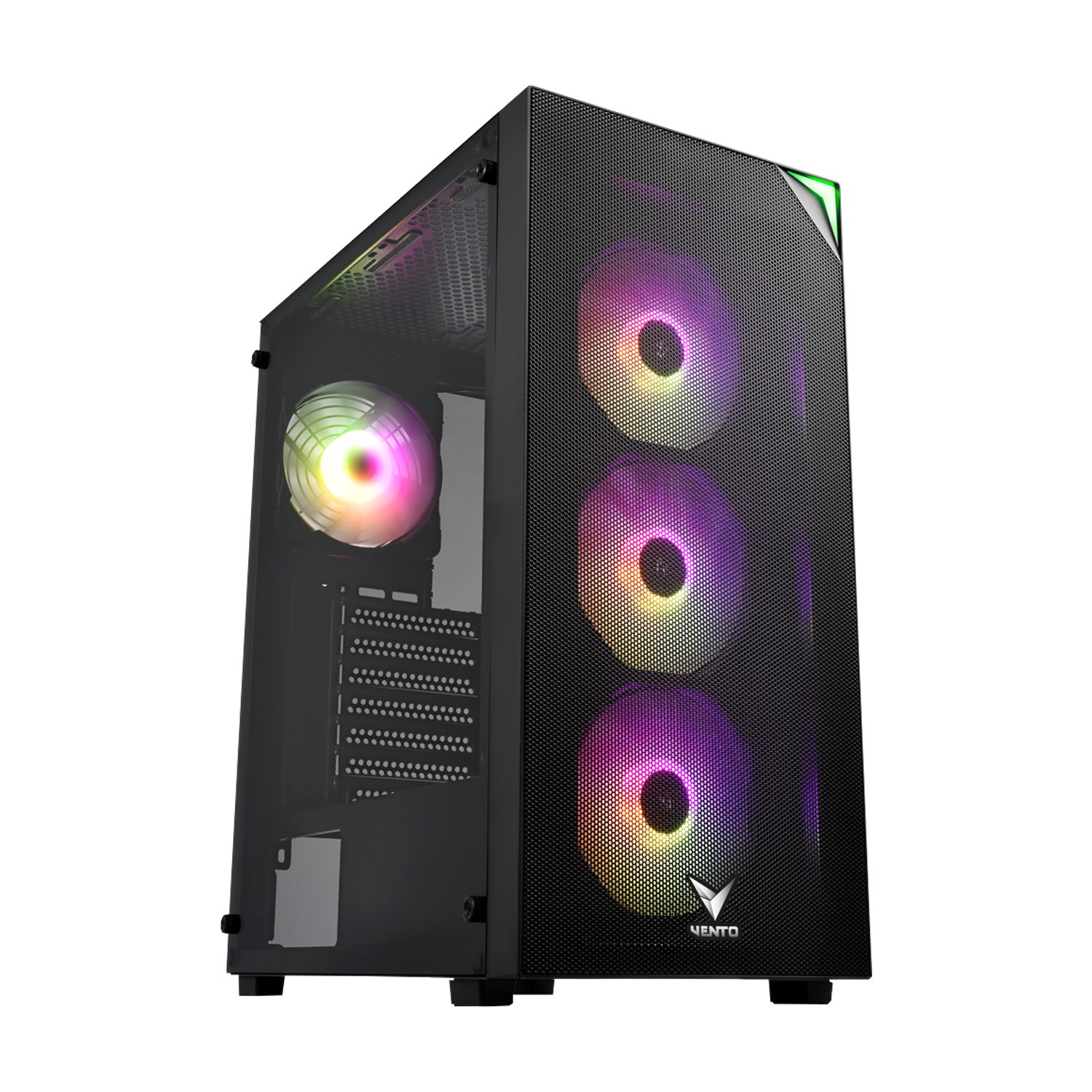 Vento%20Vg4200s%20850w%2080+%20Br%20Gen5%204x12cm%20Rgb%20Fan%20E-atx%20Meshed%20Panel%202xusb2.0/1xusb3.0%20Siyah%20Gamıng%20Kasa