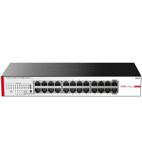 H3c%20Magıc%20Bs224%2024%20Port%2010/100/1000%20Yonetılemez%20Rack%20Mount%20Swıtch%20Metal%20Kasa