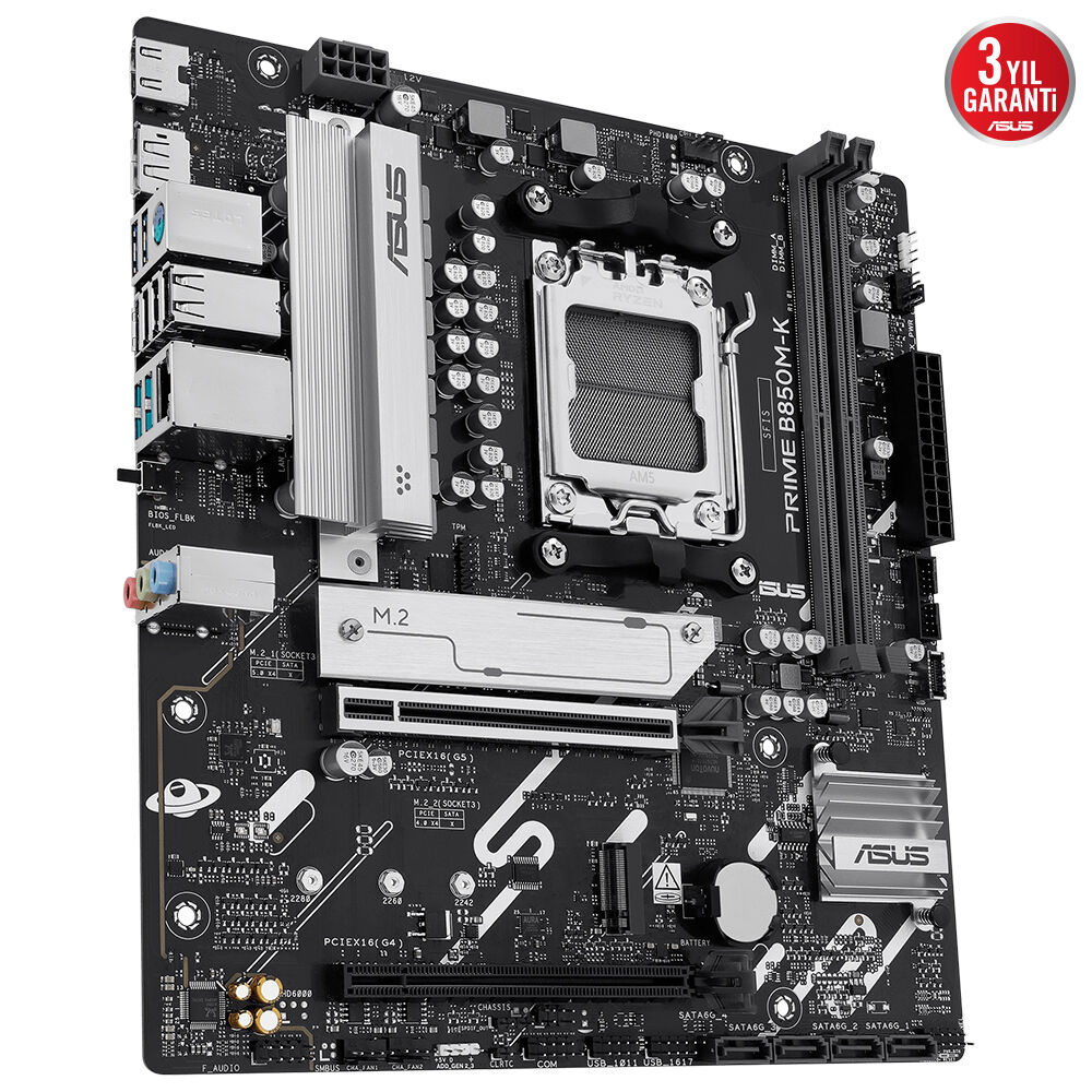 Asus%20Prıme%20B850m-k%204xddr5%20Hdmı+dp%202xm.2%20Am5%20Anakart