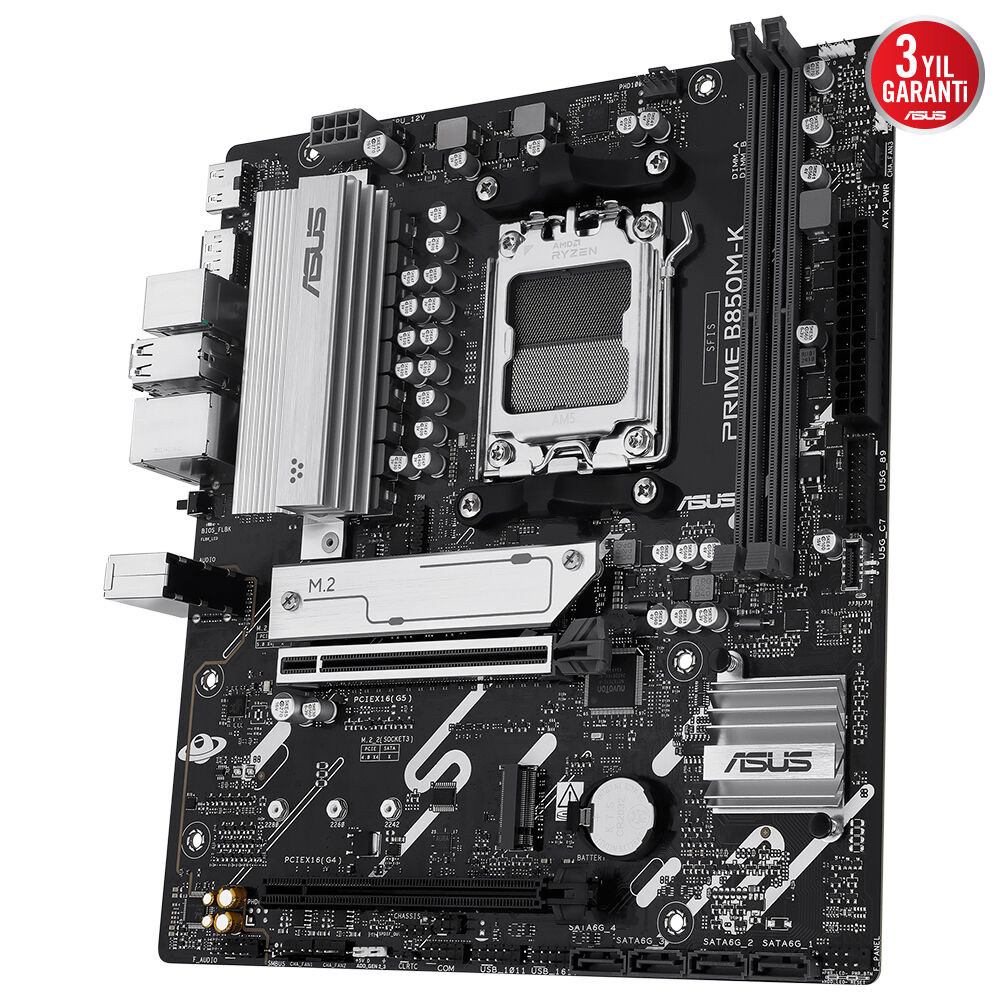 Asus%20Prıme%20B850m-k%204xddr5%20Hdmı+dp%202xm.2%20Am5%20Anakart