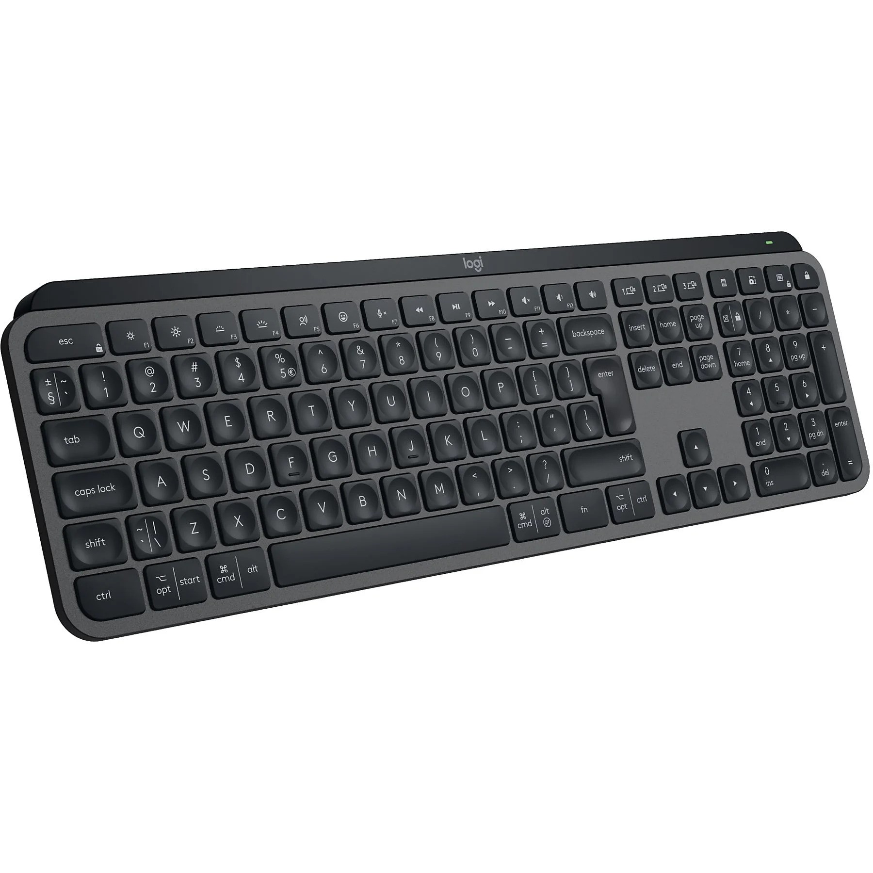 Logıtech%20Mx%20Keys%20Kablosuz%20Kurumsal%20Siyah%20920-010254%20Klavye
