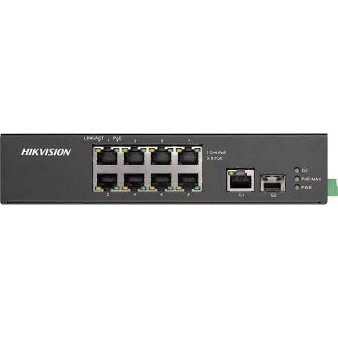 Hıkvısıon%20Ds-3t0310hp%208%20Port%20Poe%2010/100%201ge%20Uplınk%201xsfp%2090w%20Swıtch