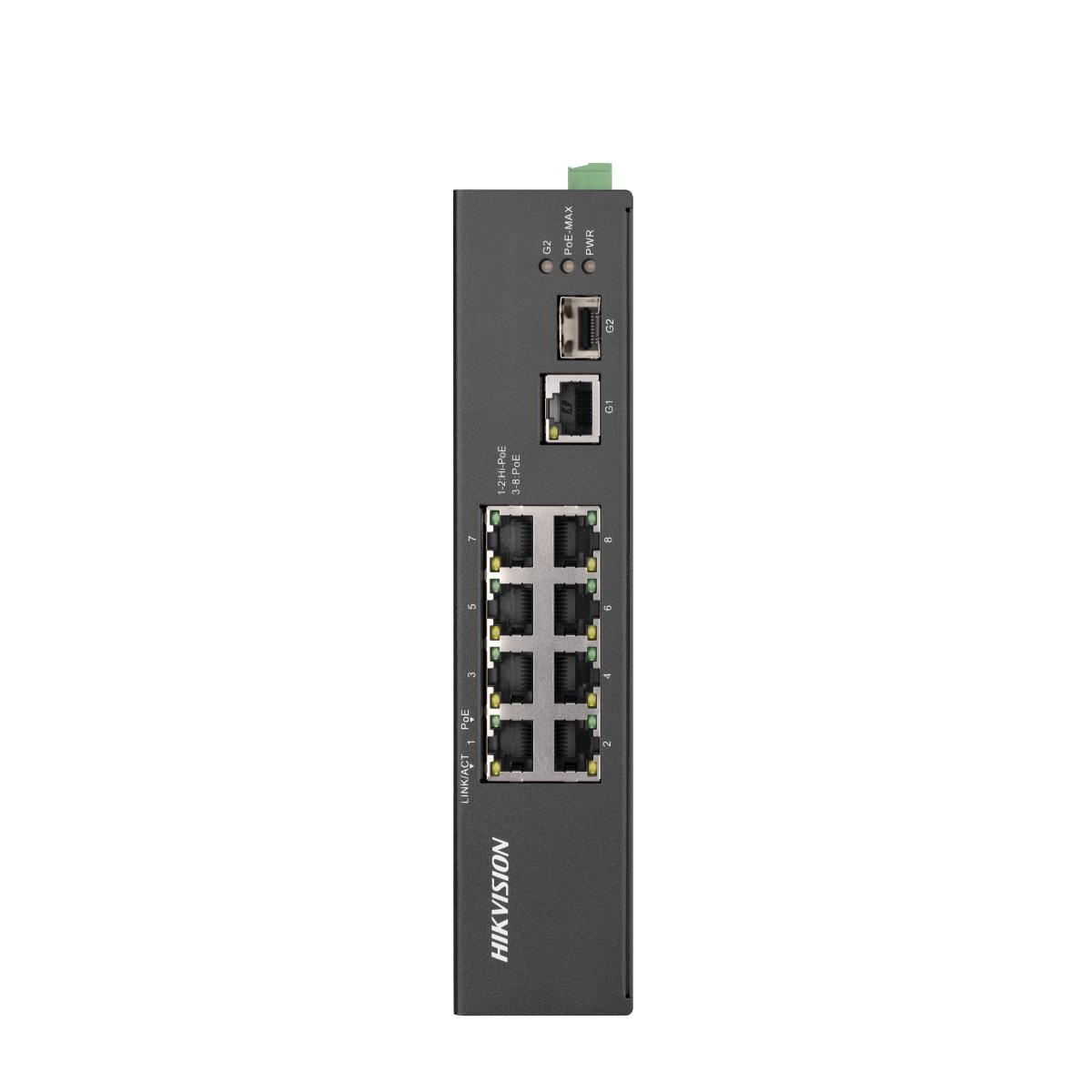Hıkvısıon%20Ds-3t0310hp%208%20Port%20Poe%2010/100%201ge%20Uplınk%201xsfp%2090w%20Swıtch