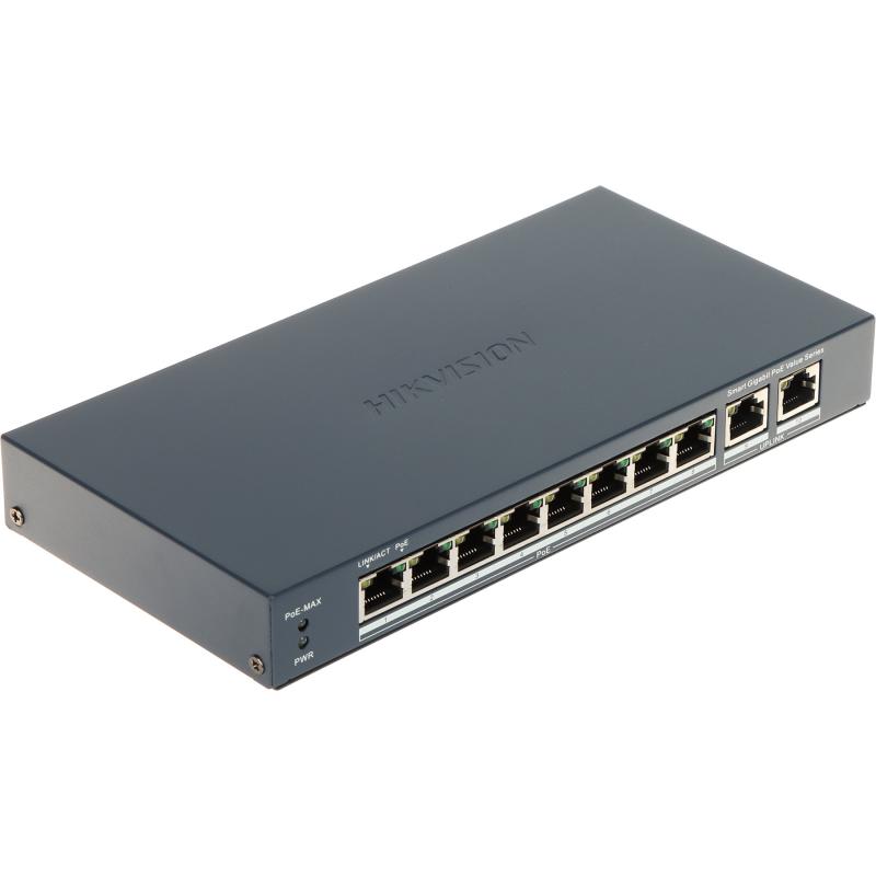 Hıkvısıon%20Ds-3e1510p-eı/m%208%20Port%20Poe%2010/100/1000%202ge%20Uplınk%2060w%20Swıtch