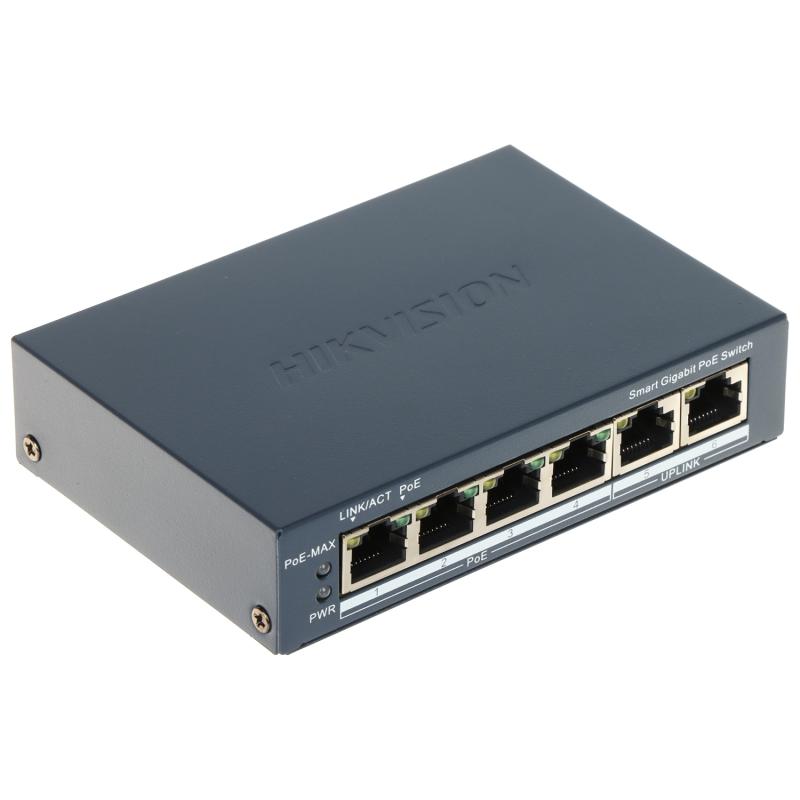 Hıkvısıon%20Ds-3e1506p-eı/m%204%20Port%20Poe%2010/100/1000%202xgıgabıt%20Rj45%2045w%20Swıtch