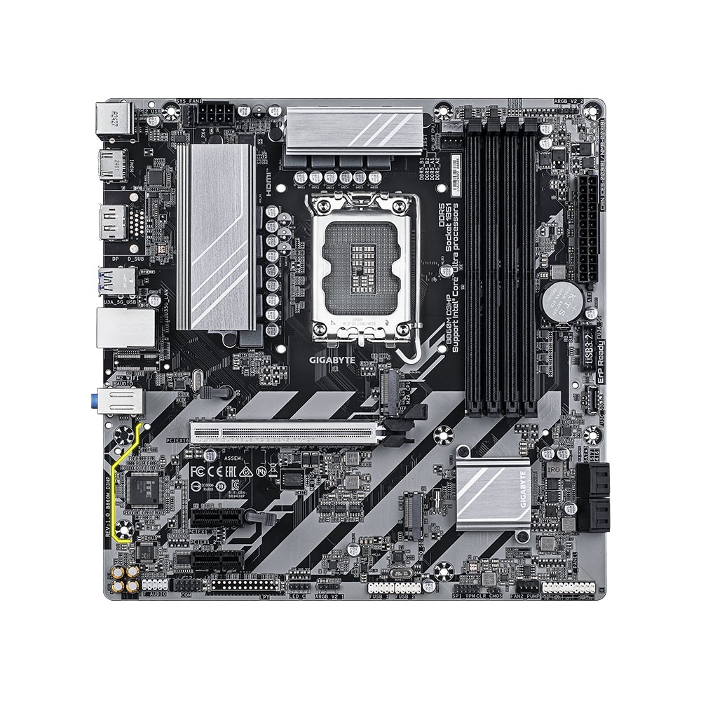 Gıgabyte%20B860m-d3hp%204x%20Ddr5%20Dp/hdmı%202x%20M.2%20Usb3.2%201851p%20Anakart