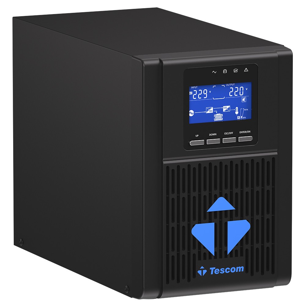 Tescom%20Neolıne%201kva%202x12v/9ah%201f/1f%20Online%20Ups%20900040100