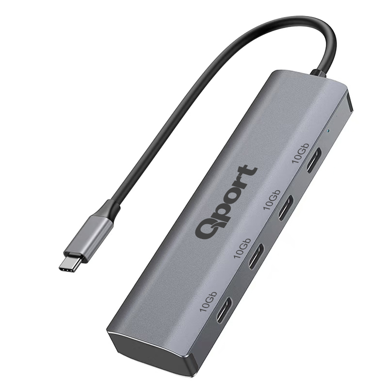 Qport%20Q-tuc06%204%20Port%20Type-c%20To%20Type-c%20Çoklayıcı