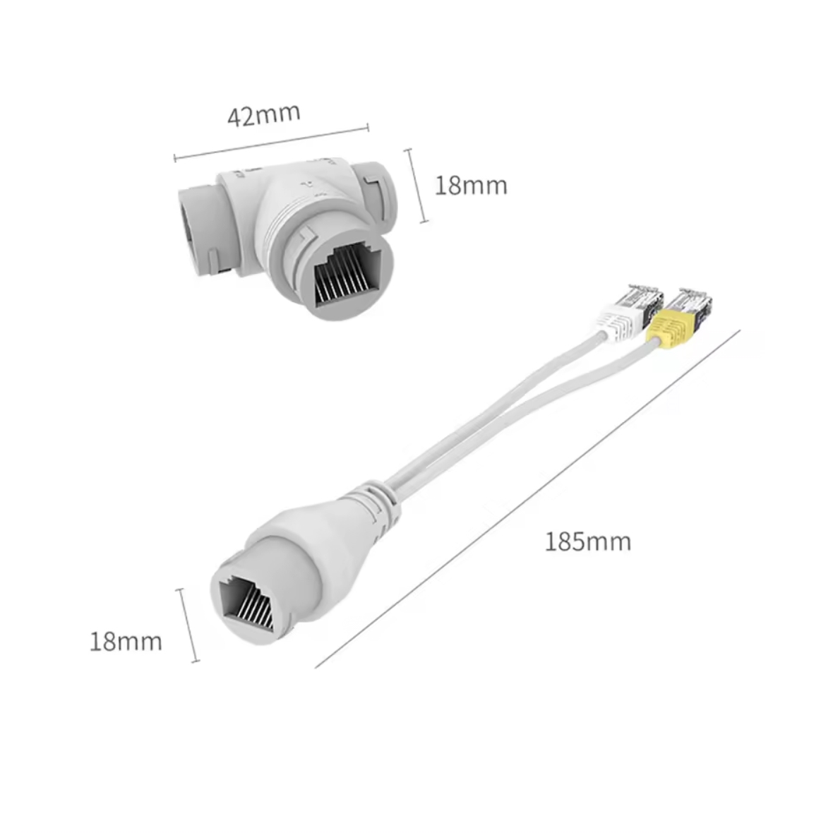 Qport%20Q-splpoe1%202ın1%20Ag%20Konnektoru%20+%203%20Yollu%20Poe%20Splıtter