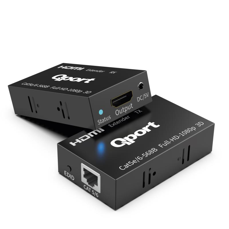Qport%20Q-hex3%20Cat6%2060mt%20(2li)%20Hdmı%20Extender