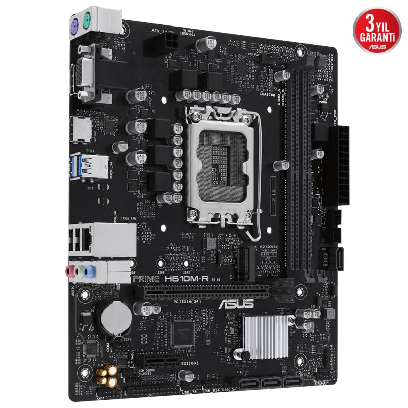 Asus%20Prıme%20H610m-r-sı%202xddr5%20Vga/hdmı/dp%201xm.2%201xglan%201700p%20Anakart