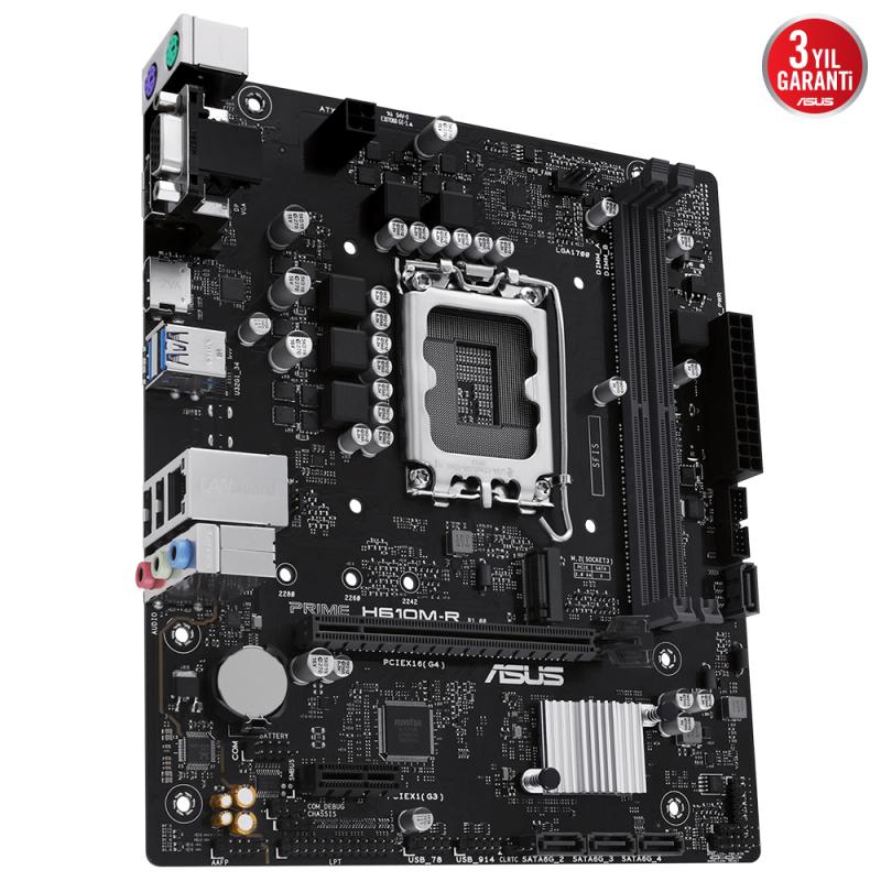 Asus%20Prıme%20H610m-r-sı%202xddr5%20Vga/hdmı/dp%201xm.2%201xglan%201700p%20Anakart