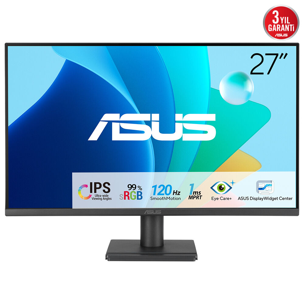 Asus%20Va279hg%2027%20Ips%201920x1080%201ms%20120hz%20300cd%20Hdmı%20Vga%20%20Vesa%203yıl%20Eyecare,flıcker-free,düşük%20Mavi%20Işık,%2099%srgb,%20Çerçevesiz%20Monitör