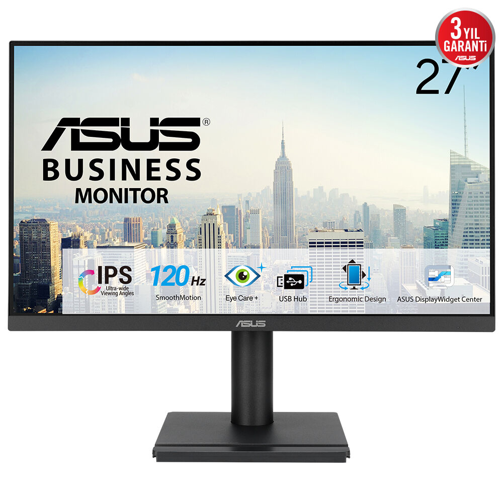 Asus%20Va279qgs%2027%20Ips%201920x1080%201ms%20120hz%20350cd%20Dp%20Hdmı%20Vga%20Usb%20Hoparlör%20Vesa%203yıl%20Flıcker-free,çerçevesiz,düşük%20Mavi%20Işık,pivot%20Monitör