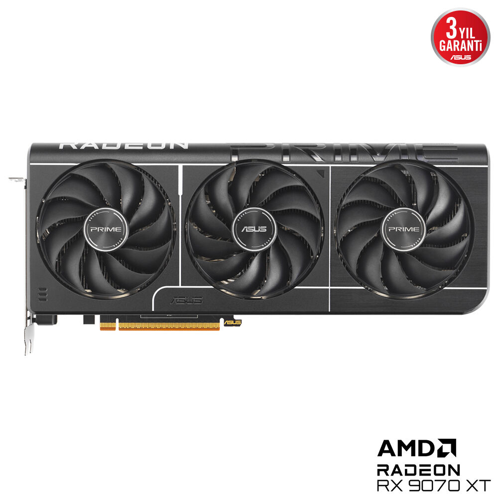 Asus%20Prıme-rx9070xt-o16g%20Amd%20Radeon%20Rx9070xt%2016gb%20Gddr6%20256bit%20Oc%201xhdmı%203xdp%20Ekran%20Kartı