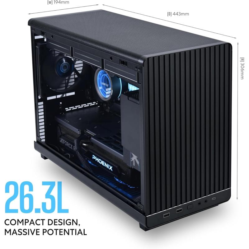 LIAN%20LI%20DAN%20CASE%20A3%201x%20FAN%20MINI%20TOWER%20SİYAH%20mATX%20KASA%20G99.A3X.00