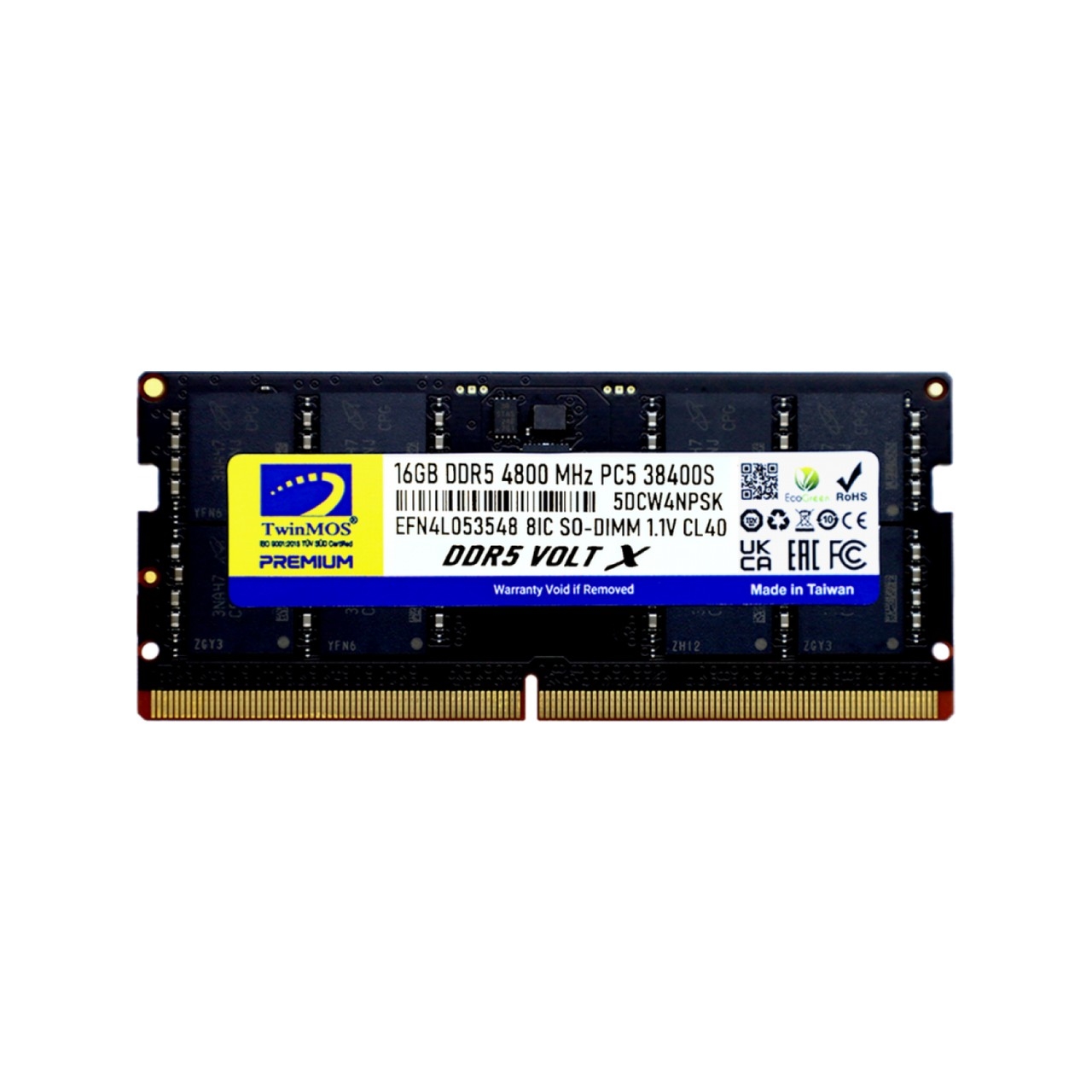 Twınmos%2016gb%204800mhz%20Ddr5%20Notebook%20Ram%20Tmd516gb4800s40