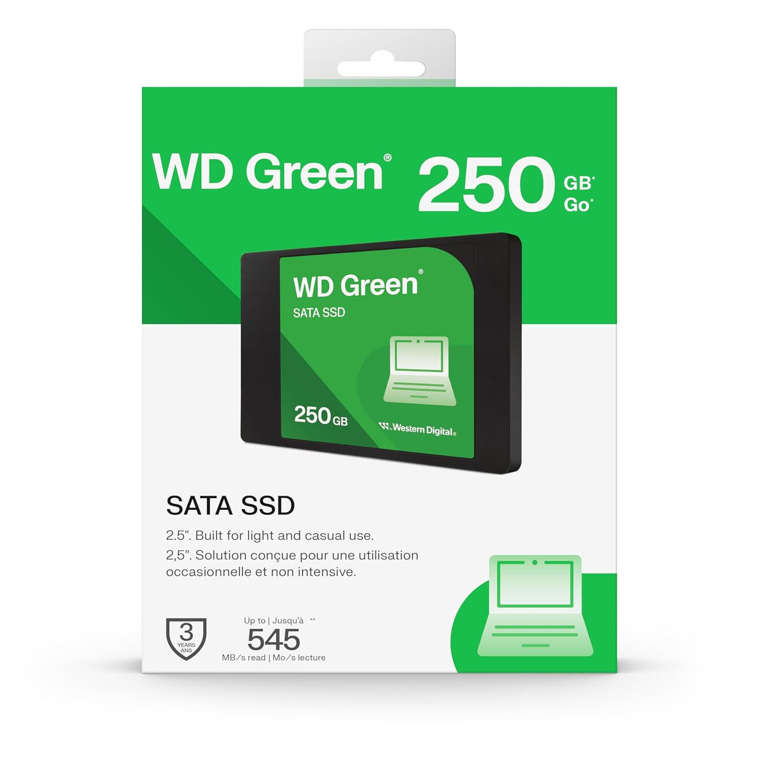 Wd%20Green%20250gb%20545/465mb/s%20Sata%203.0%20Ssd%20Wds250g5g0a