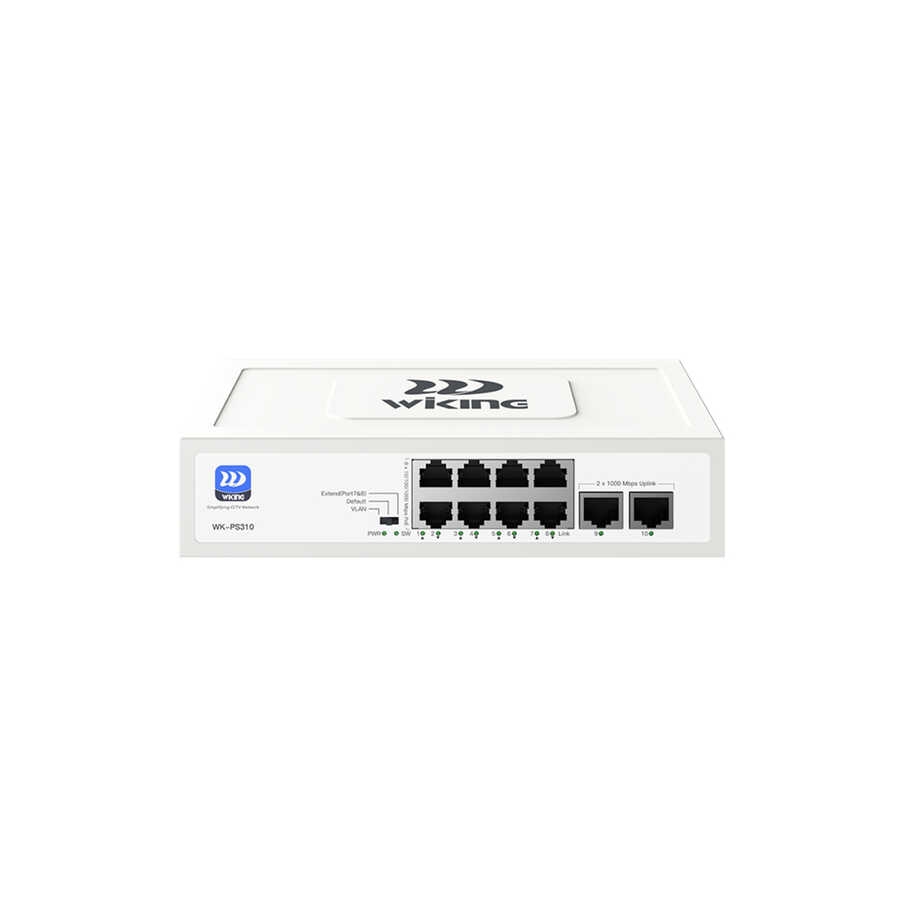 WI-TEK%20WIKING%20WK-PS310%208%20PORT%2010/100/1000%208%20PORT%20POE%202GE%20UPLINK%2076W%20YONETILEMEZ%20DESKTOP%20SWITCH