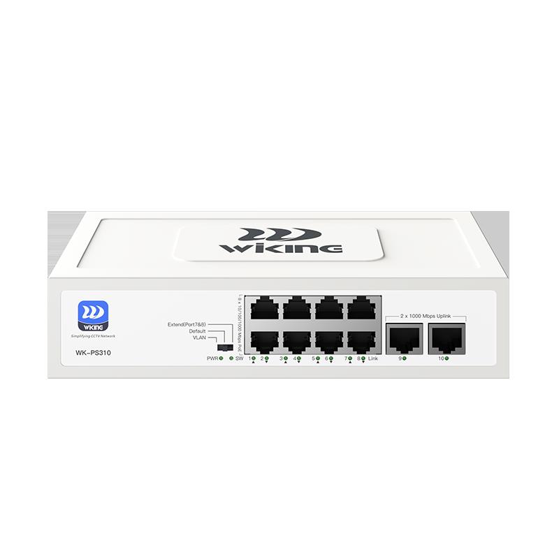 WI-TEK%20WIKING%20WK-PS310%208%20PORT%2010/100/1000%208%20PORT%20POE%202GE%20UPLINK%2076W%20YONETILEMEZ%20DESKTOP%20SWITCH