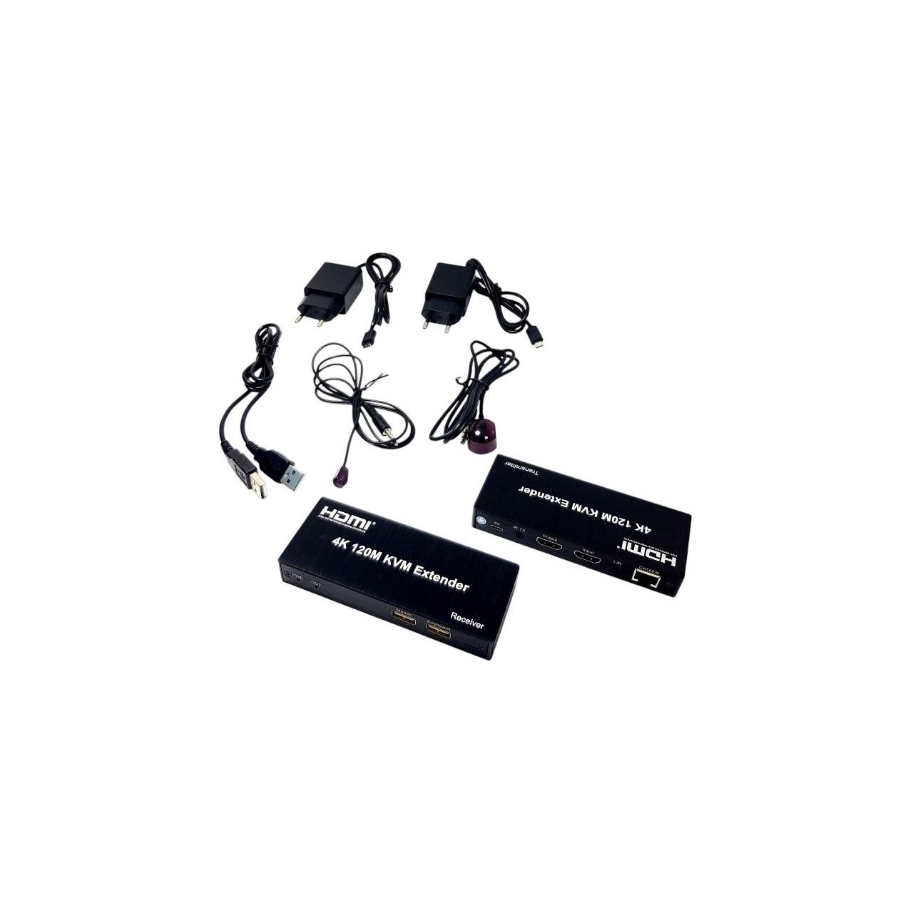 Novacom%20Nvc-kvm4k120m%20Cat6%20120mt%20(2li)%20Hdmı-usb-ır%20Extender
