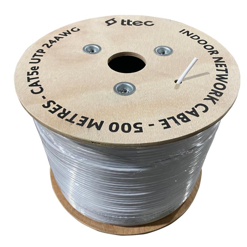 Ttec%20Kbl-cat5e-24cca/ın500b%20500mt%20U/utp%20Cat5e%20Network%20Pvc%20Kablo%20Beyaz%20Cca%200.50mm