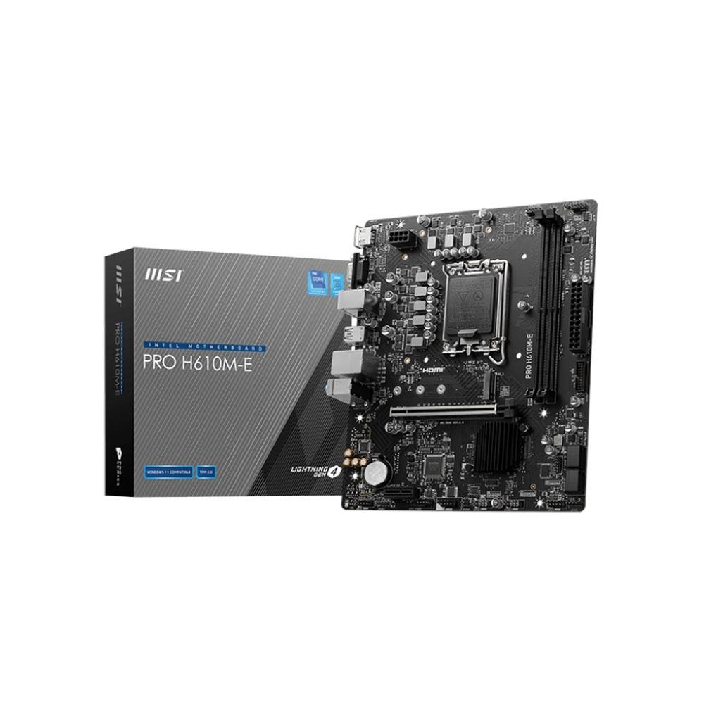 MSI PRO H610M-E DDR5 SOKET 1700 5600(OC)