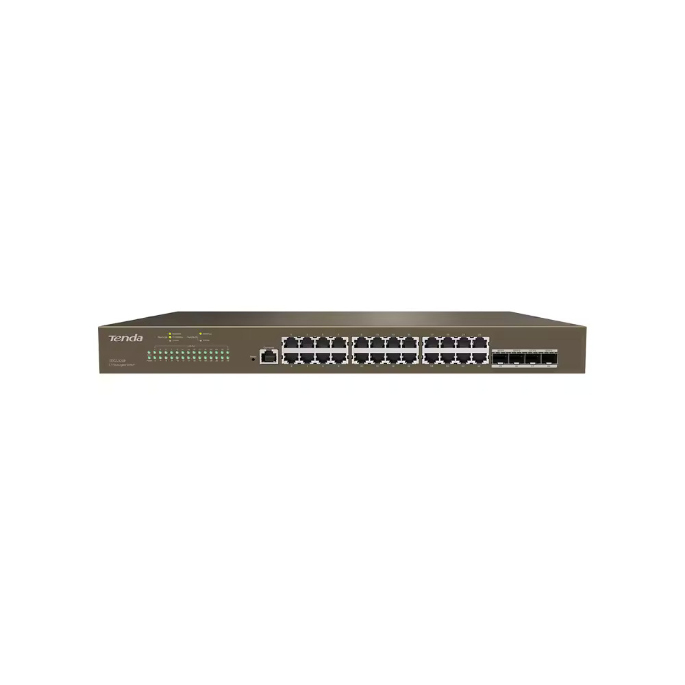 Tenda%20Teg5328f%2024%20Port%2010/100/1000%204%20X%20Sfp%20L3%20Yönetilebilir%20Rack%20Mount%20Swıtch