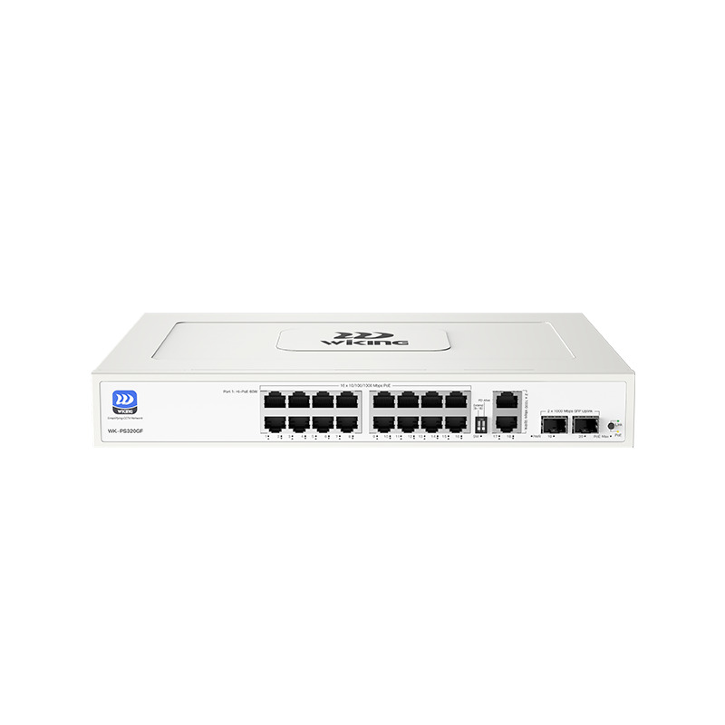 Wı-tek%20Wıkıng%20Wk-ps320gf%2016%20Port%2010/100/1000%2016%20Port%20Poe%202%20Port%20Uplınk%20+2%20Sfp%20195w%20Yonetılemez%20Rack%20Mount%20Swıtch