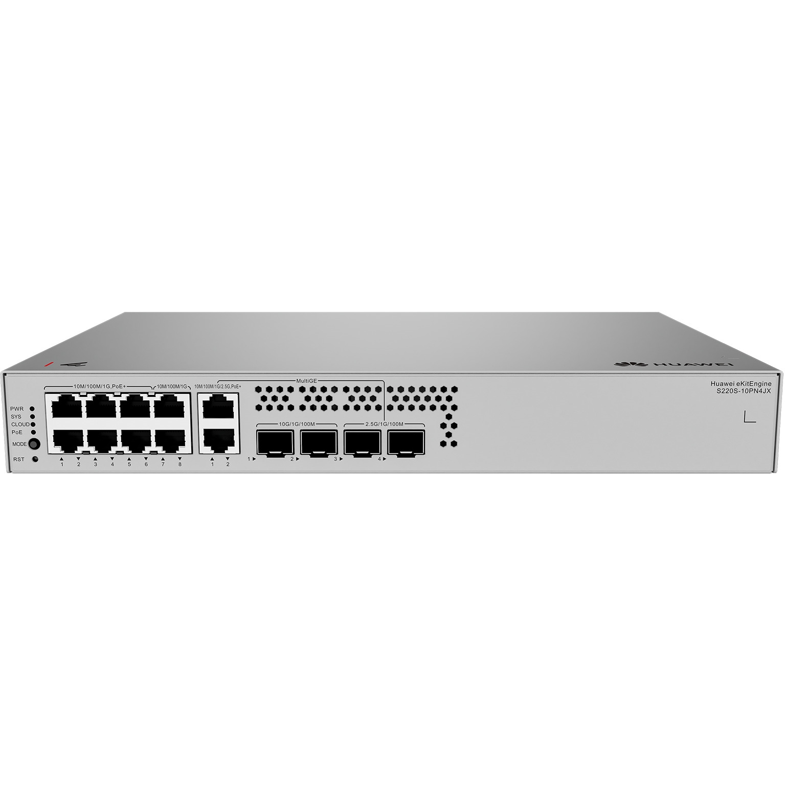 Huaweı%20Ekıt%20S220s-10pn4jx%208%20Port%2010/100/1000%208%20Port%20Poe%202%20X%20Uplınk%20+%202x%2010g%20Sfp%20+%20128w%20L2%20Cloude%20Yönetilebilir%20Rack%20Moun