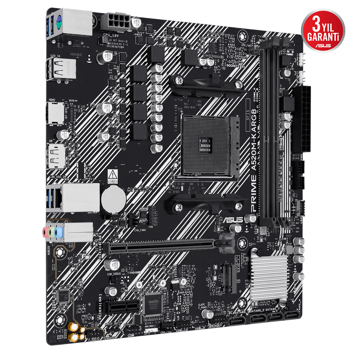 Asus%20Prıme%20A520m-k%20Argb%202xddr4%20Hdmı+dp%201xm2%20Am4%20Anakart