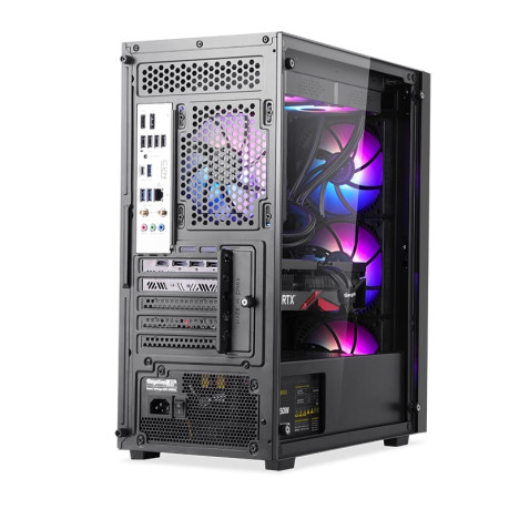 Segotep%20Axe%205%20650w%2080+%204x%20Raınbow%20Fıxed%20Led%20Fan%20Mıdı%20Tower%201xusb%203.0%20/%202xusb%202.0%20Siyah%20Gamıng%20Kasa