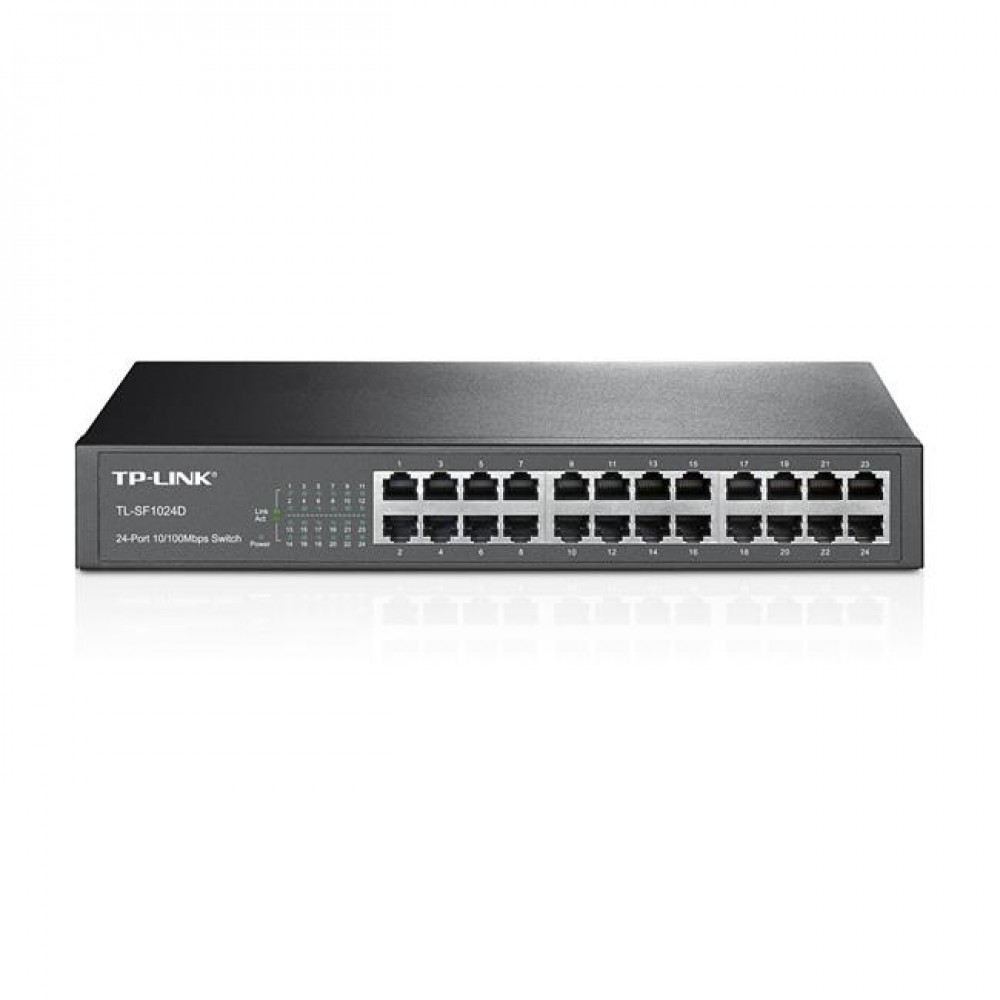 Tp-lınk%20Tl-sf1024d%2024%20Port%2010/100%20Yonetılemez%20Rack%20Mount%20Swıtch