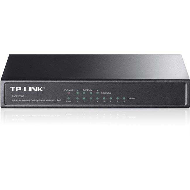 Tp-lınk%20Tl-sf1008p%208%20Port%2010/100%204%20Port%20Poe%20Fast%20Ethernet%20Desktop%20Swıtch