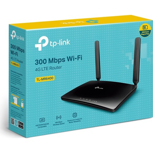 Tp-lınk%20Tl-mr6400%20300mbps%204%20Port%202%20Anten%204g%20Lte%20Indoor%20Sım%20Kart%20Girişli%20Router