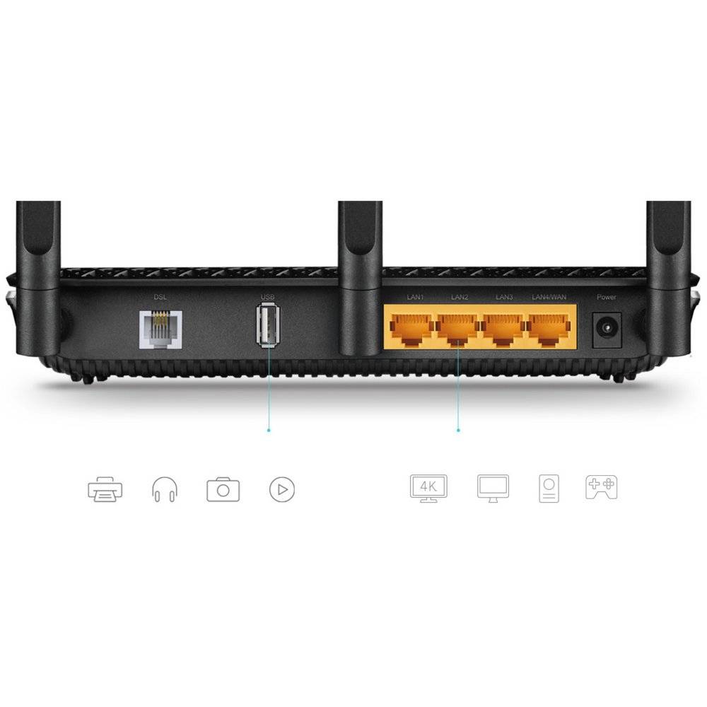 Tp-lınk%20Archer%20Vr600%201600%20Mbps%20Dualband%20Vdsl/adsl%20Modem%20Router