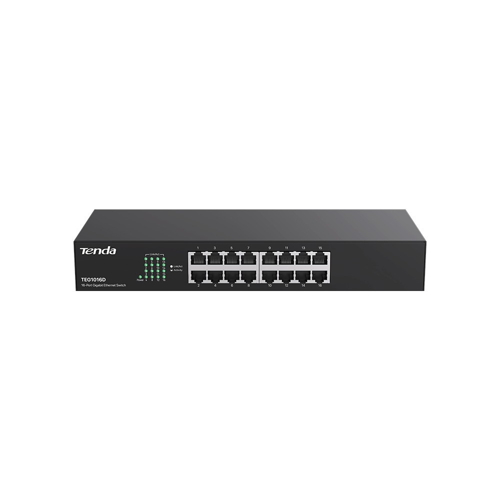 Tenda%20Teg1016d%2016%20Port%2010/100/1000%20Yonetılemez%20Rack%20Mount%20Swıtch