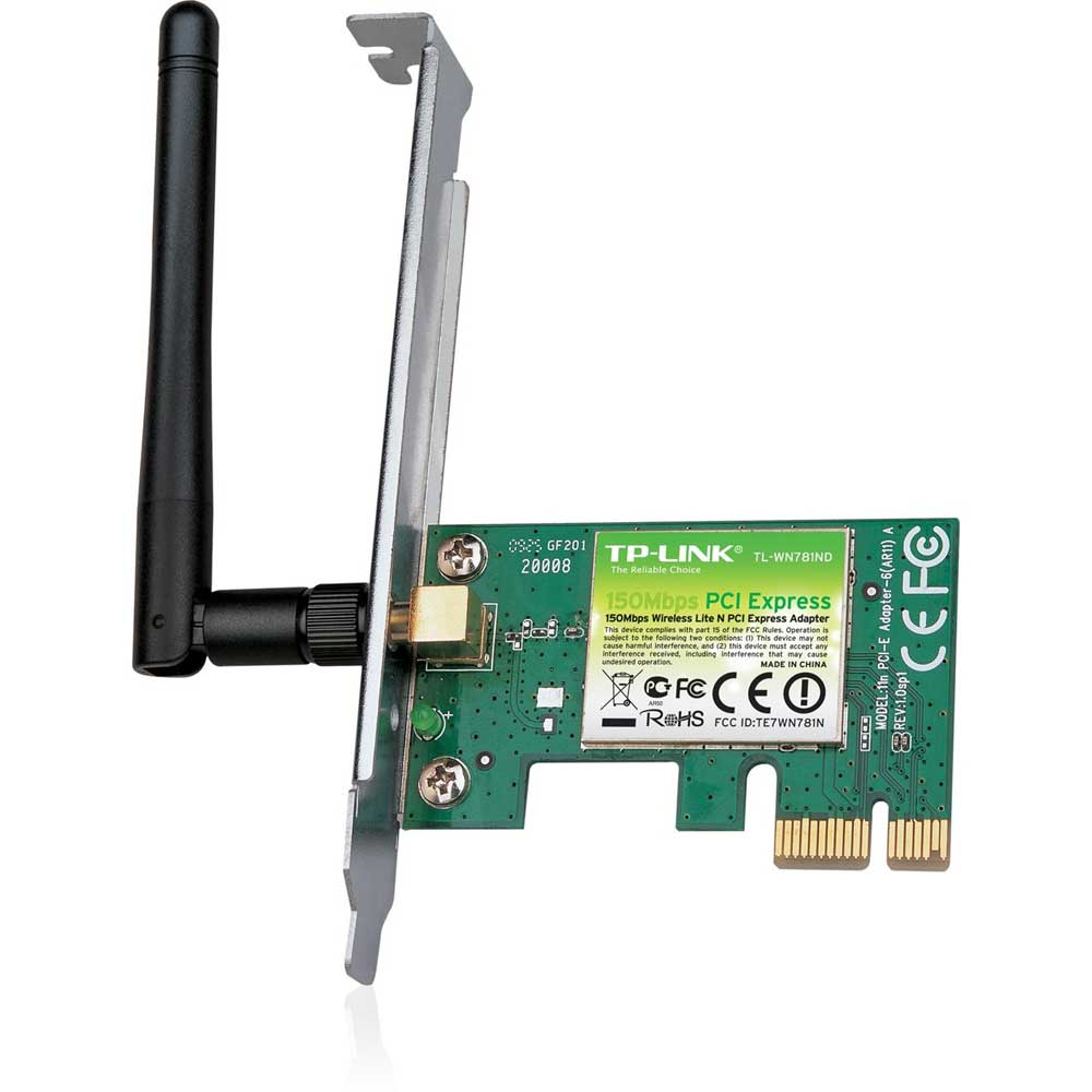 Tp-lınk%20Tl-wn781nd%20150%20Mbps%201%20Anten%20Pcı%20Express%20Sınyal%20Alıcı%20Kart