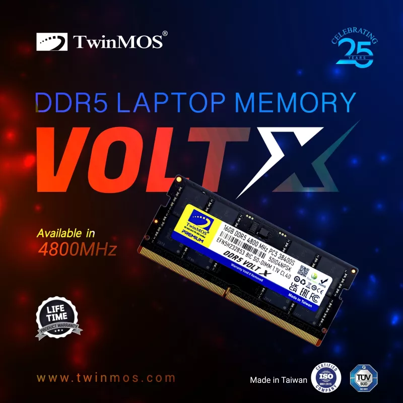 Twınmos%2016gb%204800mhz%20Ddr5%20Notebook%20Ram%20Tmd516gb4800s40