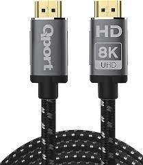 Qport%20Q-hdmı213%20Hdmı%20Kablo%203%20Mt%202.1v%208k%20Altın%20Uçlu%20Örgülü