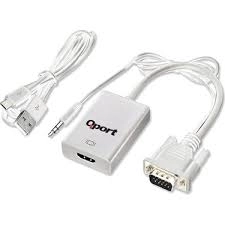 Qport%20Q-vh%20Vga%20To%20Hdmı+ses%20Çevirici%20Adaptör