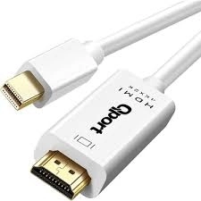 Qport%20Q-dpm%20Mını%20Dısplay%20To%20Hdmı%201.8mt%20Çevirici%20Kablo